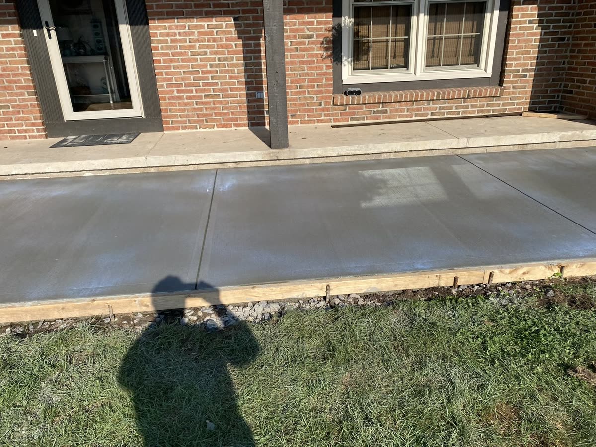 Broom-finish concrete work in Monroe County NY